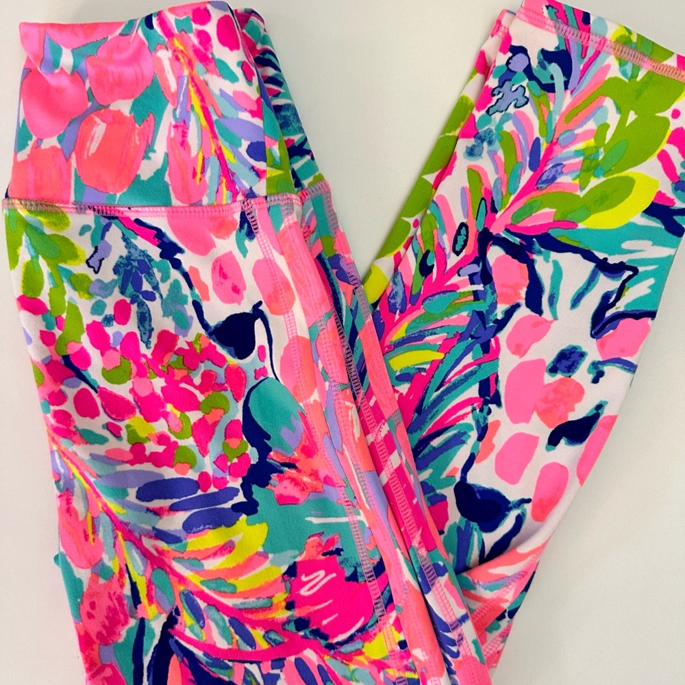 Lilly Pulitzer High Waist Leggings In Gumbo Limbo, XS